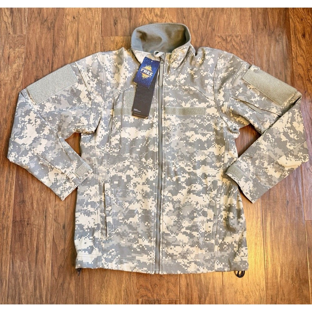 Massif Elements Lite Jacket Free LWOL Digicam US Army Mens Small Regular NWT